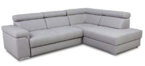 Obrazek Narożnik z funkcją spania Wersal beżowy popiel lewy