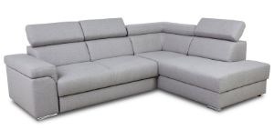 Obrazek Narożnik z funkcją spania Wersal beżowy popiel lewy