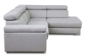 Obrazek Narożnik z funkcją spania Wersal beżowy popiel lewy