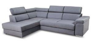 Obrazek Narożnik z funkcją spania Wersal popielaty prawy