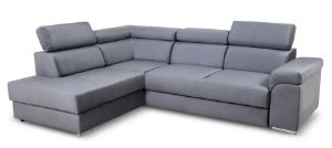 Obrazek Narożnik z funkcją spania Wersal popielaty prawy