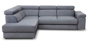 Obrazek Narożnik z funkcją spania Wersal popielaty prawy