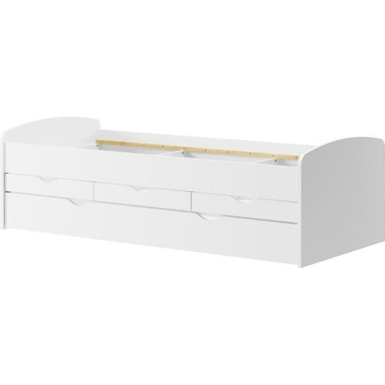 Obrazek Łóżko z szufladą 01 Nicol biała