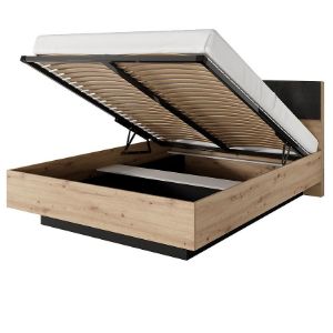 Obrazek Łóżko 160 TALLY dąb artisan/antracyt