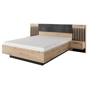 Obrazek Stoliki nocne TALLY 2sztuki dąb artisan/antracyt