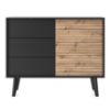 Obrazek Komoda WILLOW WKSZ 104 dąb artisan/czarny