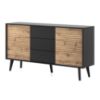 Obrazek Komoda WILLOW WKSZ 154 dąb artisan/czarny