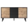 Obrazek Komoda WILLOW WKSZ 154 dąb artisan/czarny