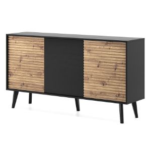 Obrazek Komoda WILLOW K154 dąb artisan/czarny