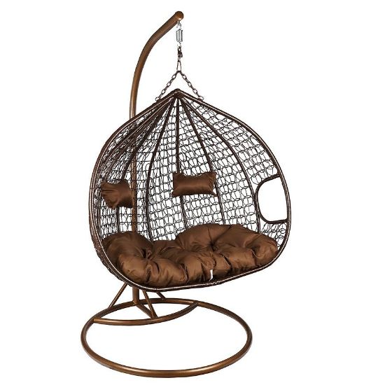 Obrazek Fotel wiszący Bali brązowy