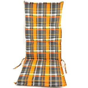 Obrazek Poduszka na krzesło ogrodowe wysoka 120x50x5,5cm mix kolorów