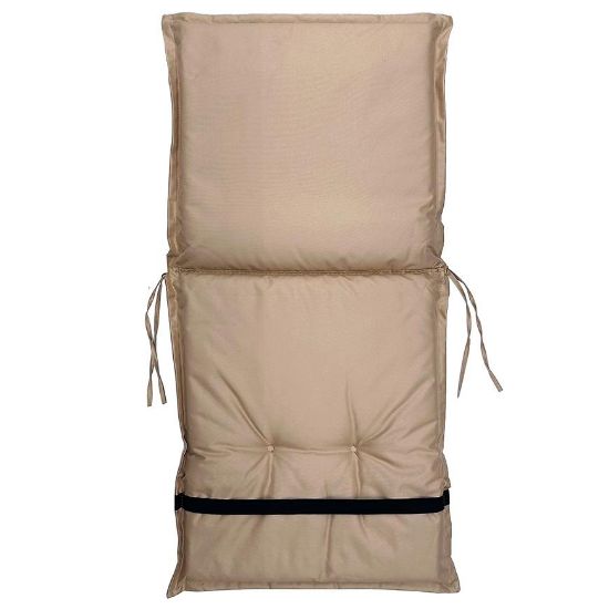 Obrazek Poduszka outdoor100X50X5.5CM niska karmel/szary 401641