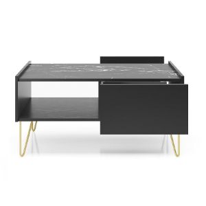 Obrazek Ława Harmony L97 czarny grafit/marmur black