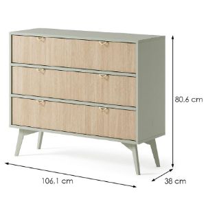 Obrazek Komoda Forest KSZ106 eukaliptus/jodełka scandi