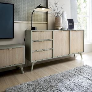 Obrazek Komoda Forest KSZ158 eukaliptus/jodełka scandi