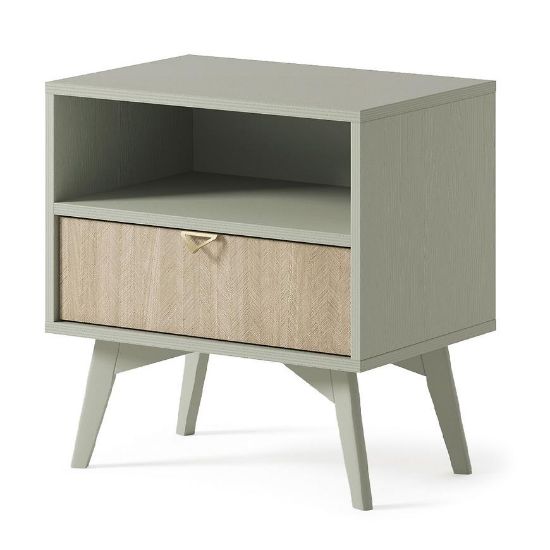 Obrazek Szafka nocna Forest S54 eukaliptus/jodełka scandi