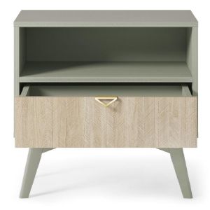 Obrazek Szafka nocna Forest S54 eukaliptus/jodełka scandi