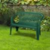 Obrazek Ławka ogrodowa plastikowa Diva zielona