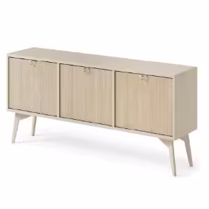 Obrazek Szafka RTV Forest 158 beż piaskowy/jodełka scandi