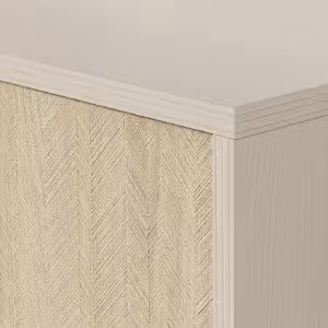 Obrazek Szafka RTV Forest 158 beż piaskowy/jodełka scandi