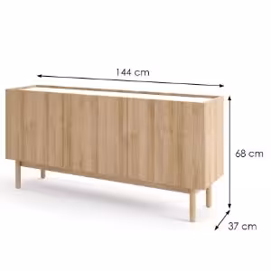 Obrazek Komoda Boho K144/68 rivera/marmur bianco