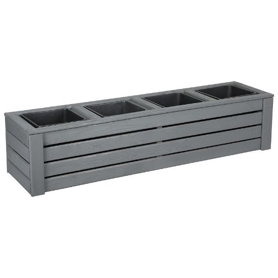 Obrazek Donica Kwartet IV szary