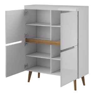 Obrazek Witryna NORDI NK107 biały