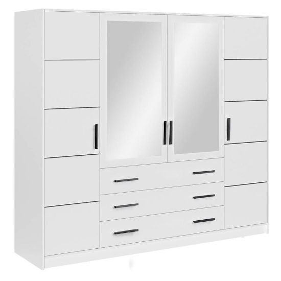 Obrazek Szafa Bali 240 biała / lustro