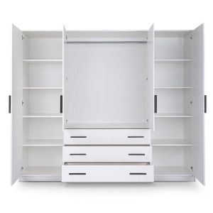 Obrazek Szafa Bali 240 biała / lustro