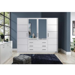 Obrazek Szafa Bali 240 biała / lustro