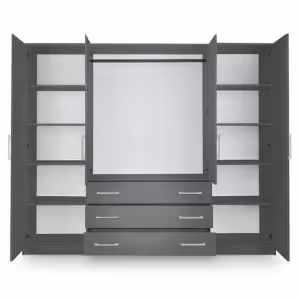 Obrazek Szafa Bali 240 grafit / lustro