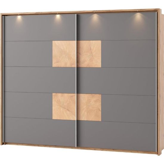 Obrazek Szafa 72 Livorno 270 dąb wotan/szary bazaltowy