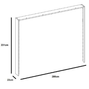 Obrazek Panel do szafy 82 Livorno 270 dąb wotan
