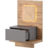 Obrazek Szafka nocna L 68 Livorno dąb wotan/szary bazaltowy