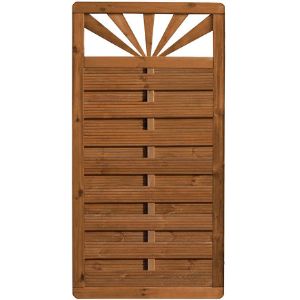 Obrazek Płot Sunset 89x179 cm z ornamentem