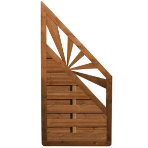 Obrazek Płot Sunset 89x179/89 cm z ornamentem