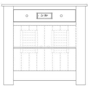 Obrazek Komoda MARSYLIA biała