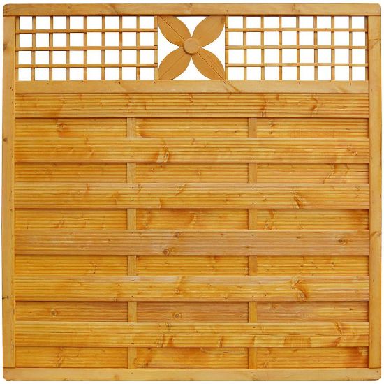 Obrazek Płot Bornholm 179x179 cm z ornamentem