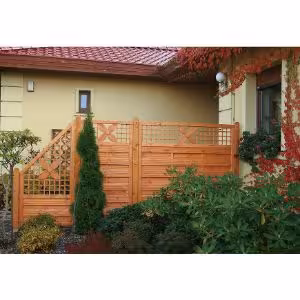 Obrazek Płot Bornholm 179x179 cm z ornamentem