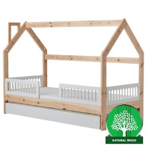 Obrazek Łóżko DOMEK 200X90 sosna