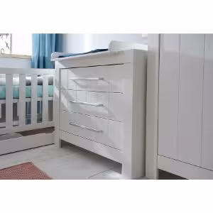 Obrazek Komoda 3 szufladowa CALMO biały