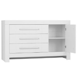 Obrazek Komoda 3 szufladowa + 1 drzwi CALMO biały