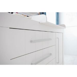 Obrazek Komoda 3 szufladowa + 1 drzwi CALMO biały