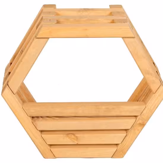 Obrazek Półka Hexen mini cappucino 48x20x42 cm