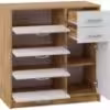 Obrazek MEZ 115 Szafka na buty dąb VOTAN/biały