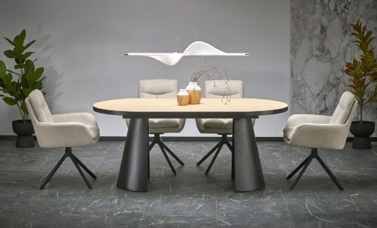 Obrazek Stół rozkładany Conti naturalny/czarny