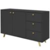 Obrazek Komoda Siena czarny