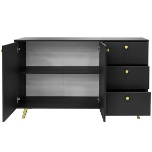 Obrazek Komoda Siena czarny