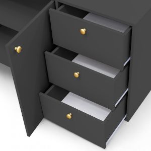 Obrazek Komoda Siena czarny