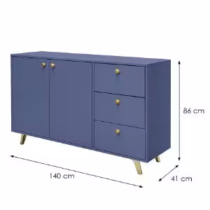 Obrazek Komoda Siena zgaszony błękit 